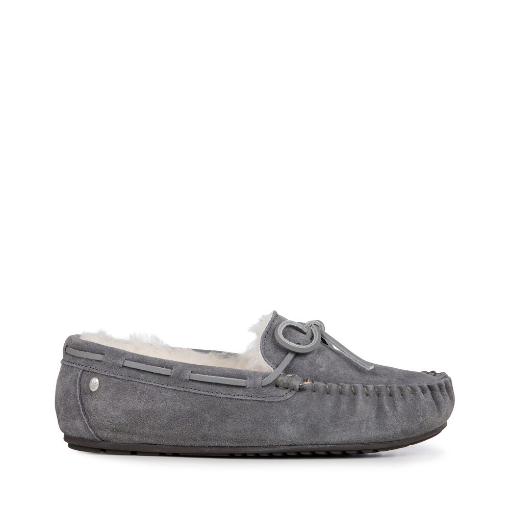 Emu Amity Hausschuhe Damen Dunkelgrau | RIMPGJS-84