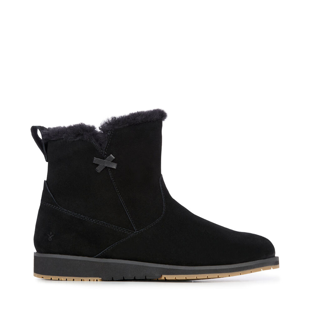 Emu Beach Mini Stiefel Damen Schwarz | PMVCNHT-52