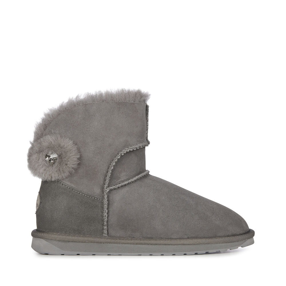 Emu Collingrove Crystal Stiefel Damen Tiefesgrau | UPJYVXE-40