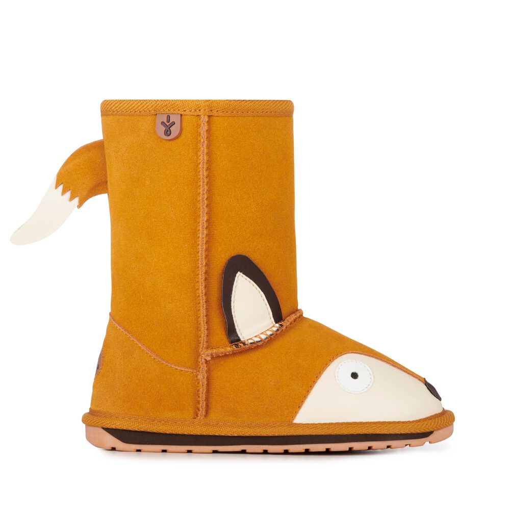 Emu Fox Stiefel Kinder Orange | HZRGVLQ-62