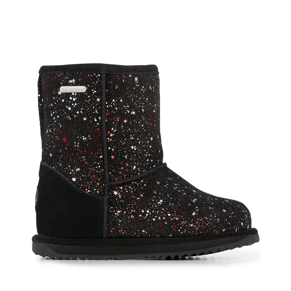 Emu Galaxy Brumby Stiefel Kinder Schwarz | CZRUQSX-34