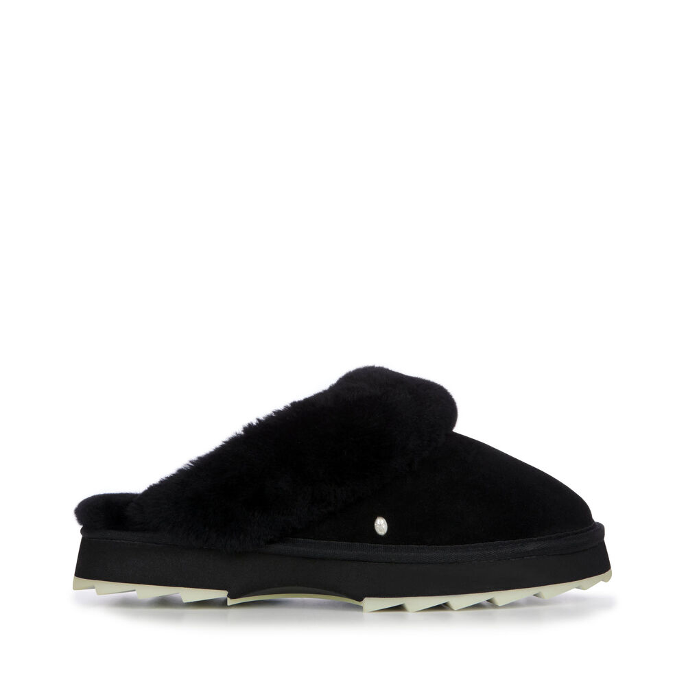 Emu Jolie Sharky Hausschuhe Damen Schwarz | BPZHWQI-32