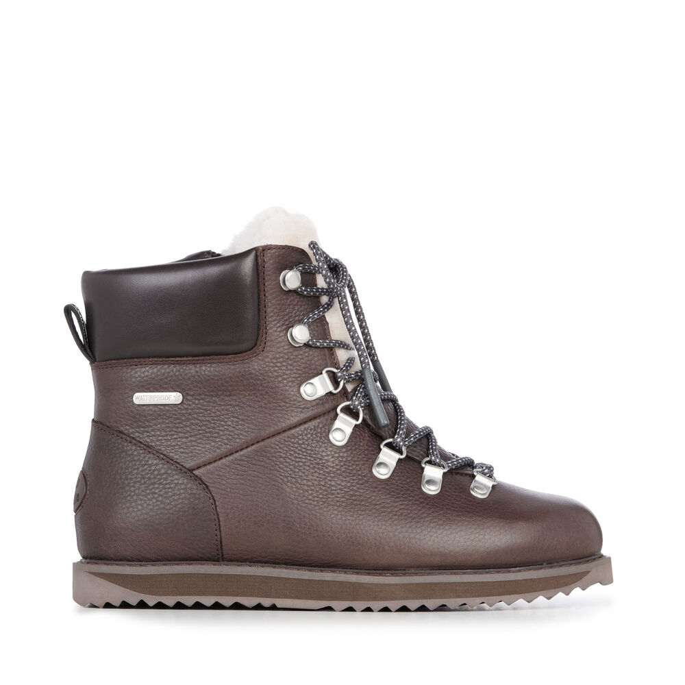 Emu Larawag Stiefel Damen Schokolade | JDTMOGY-60