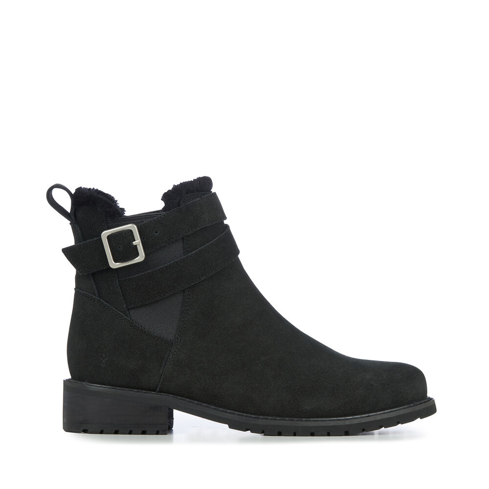 Emu Loxton Stiefel Damen Schwarz | OHNBLJG-69