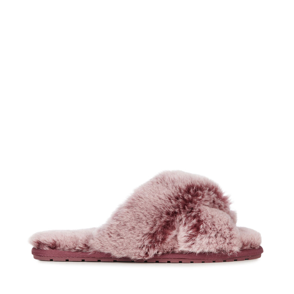 Emu Mayberry Frost Hausschuhe Damen Bordeaux | WOINFAT-68
