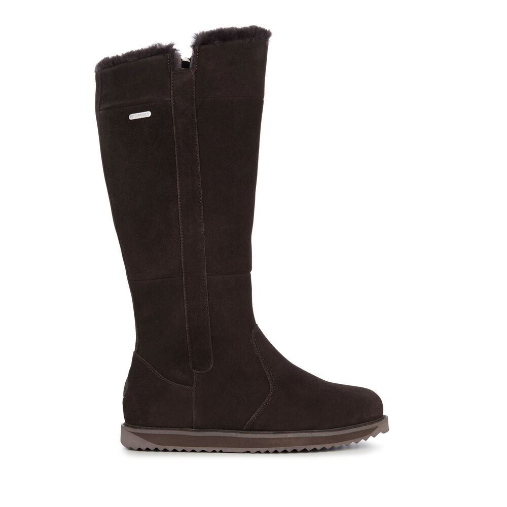 Emu Moonta Stiefel Damen Schokolade | AVLJHZE-49