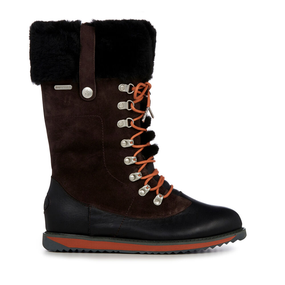 Emu Orica Hi Stiefel Damen Schokolade | PXAIRNM-25