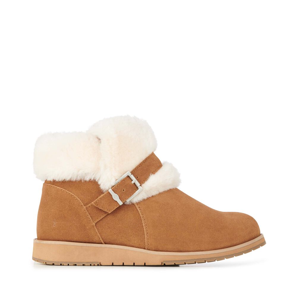 Emu Oxley Fur Cuff Stiefel Damen Braun | FNQHGPV-01