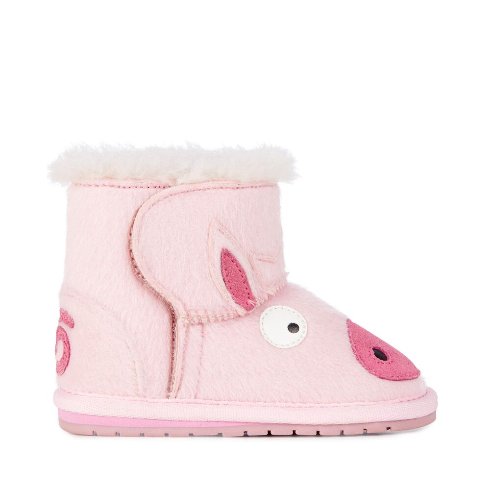 Emu Piggy Walker Babies Stiefel Kinder Rosa | CQIKHPL-73