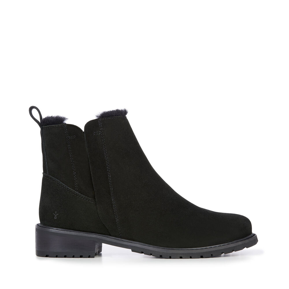 Emu Pioneer Stiefel Damen Schwarz | FZSHXCO-40