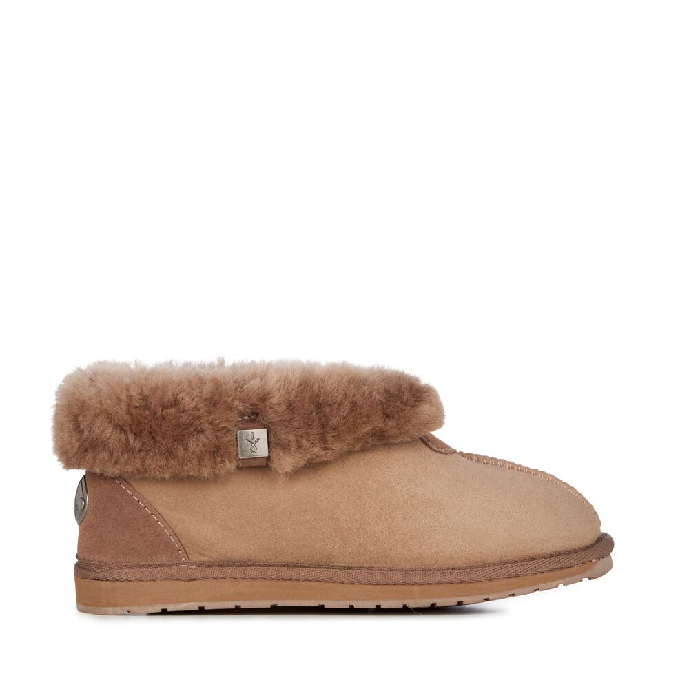 Emu Platinum Albany Hausschuhe Damen Tiefesgrau | KMFGOYT-21