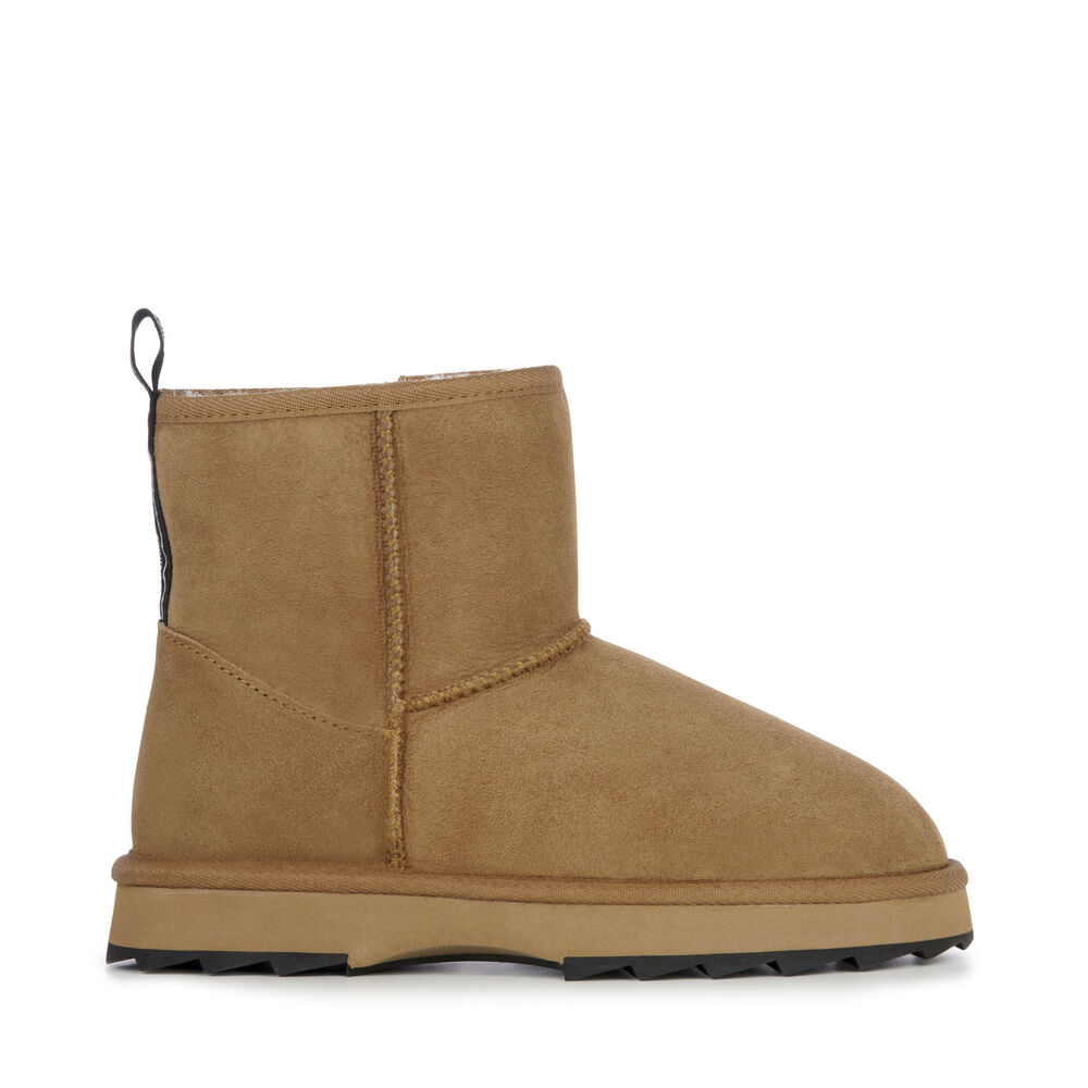 Emu Sharky Mini Stiefel Damen Braun Schwarz | VESKQZP-75