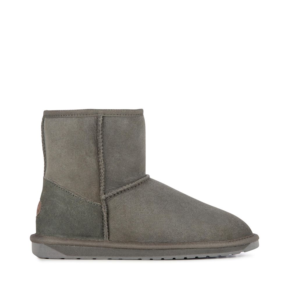 Emu Stinger Mini Stiefel Damen Tiefesgrau | OICSLFM-39