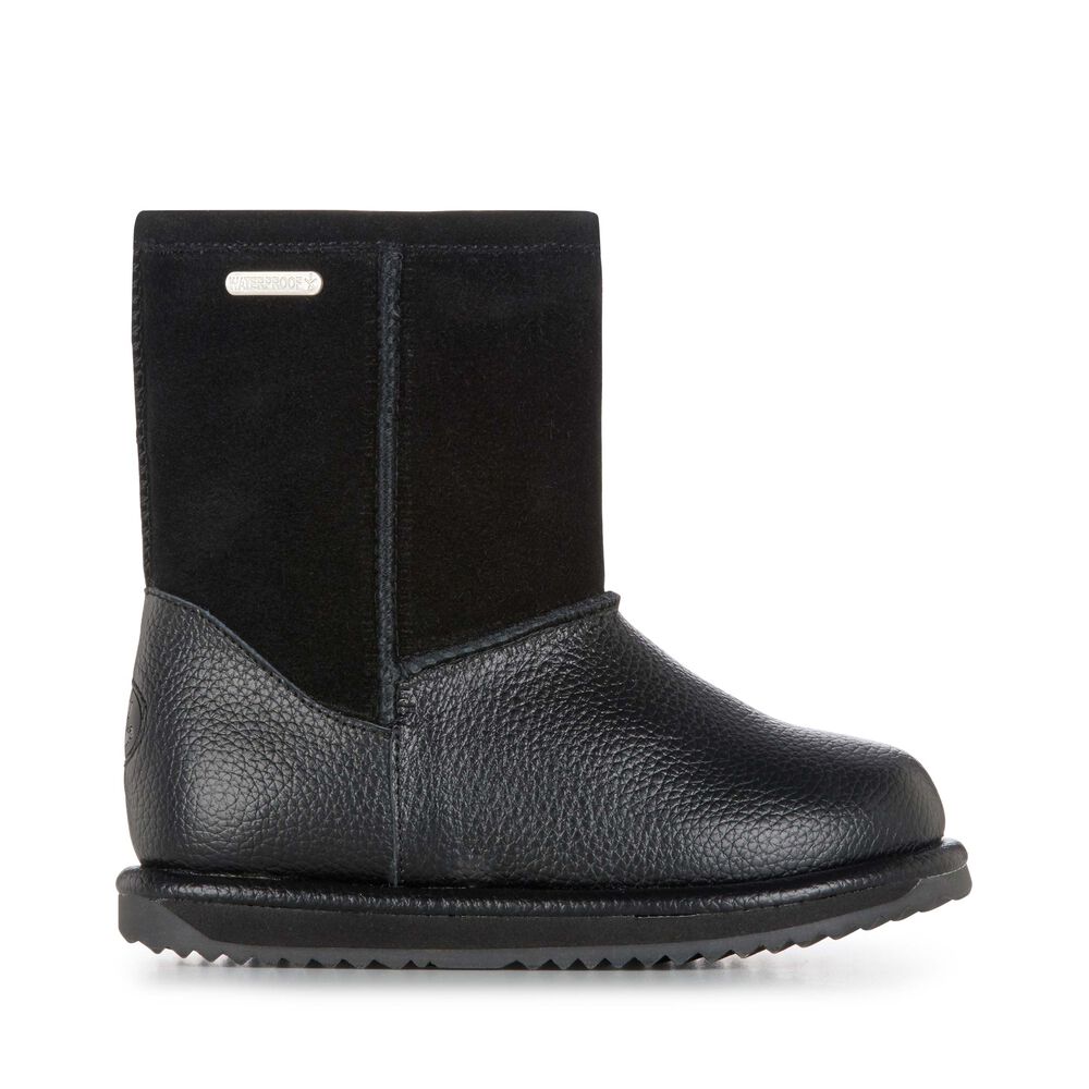 Emu Trigg Stiefel Kinder Schwarz | WVJLOFX-28