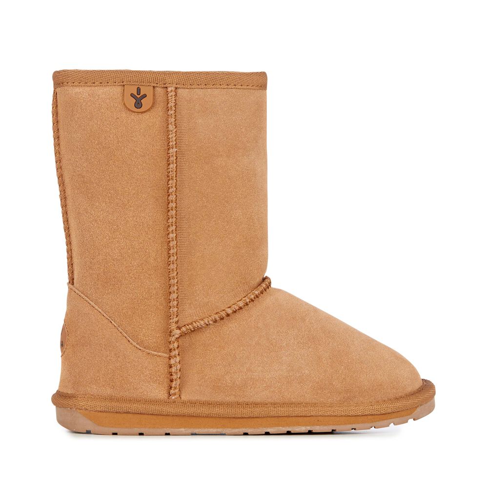 Emu Wallaby Lo Teens Stiefel Kinder Braun | CRWHEFZ-85