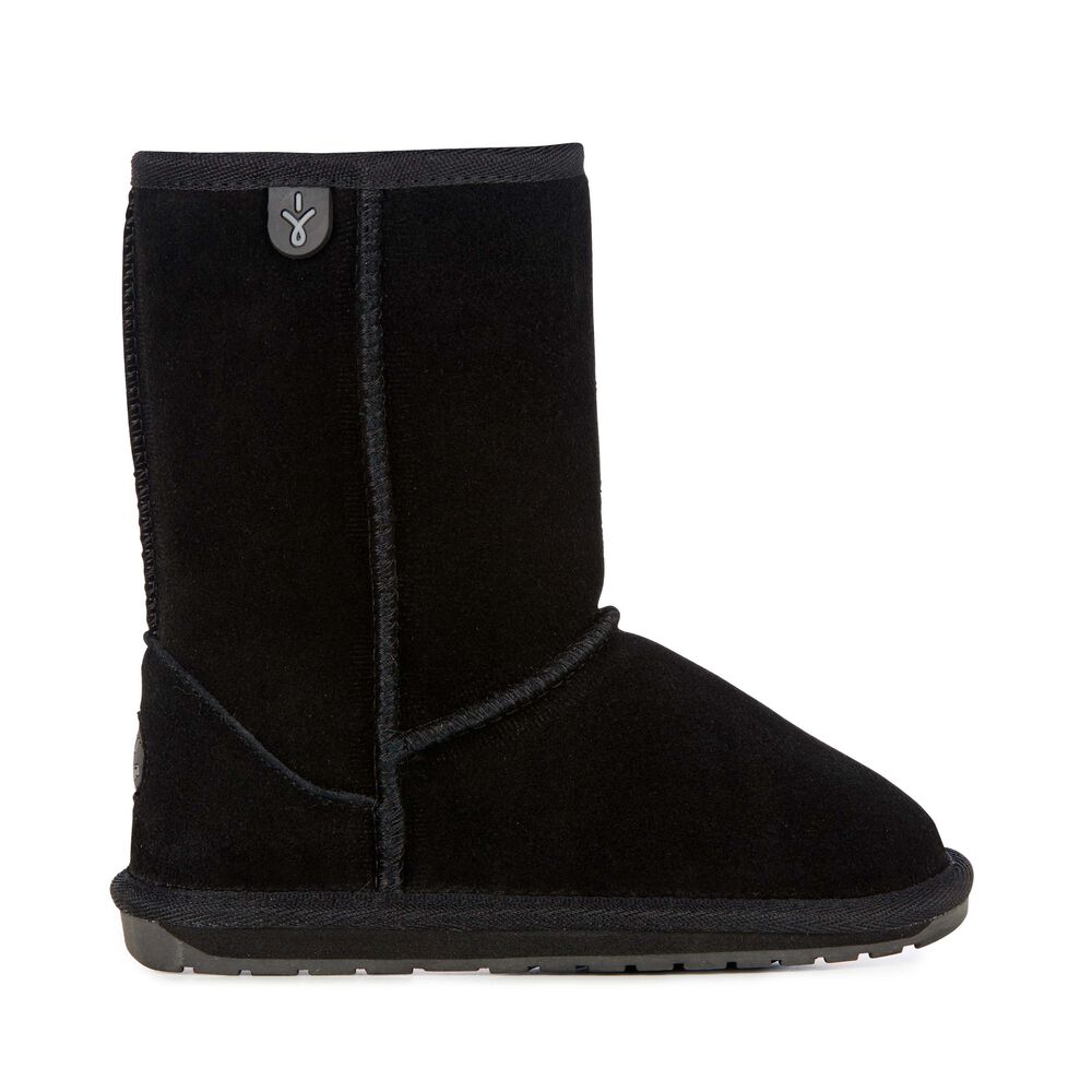 Emu Wallaby Lo Teens Stiefel Kinder Schwarz | HINSMWC-08