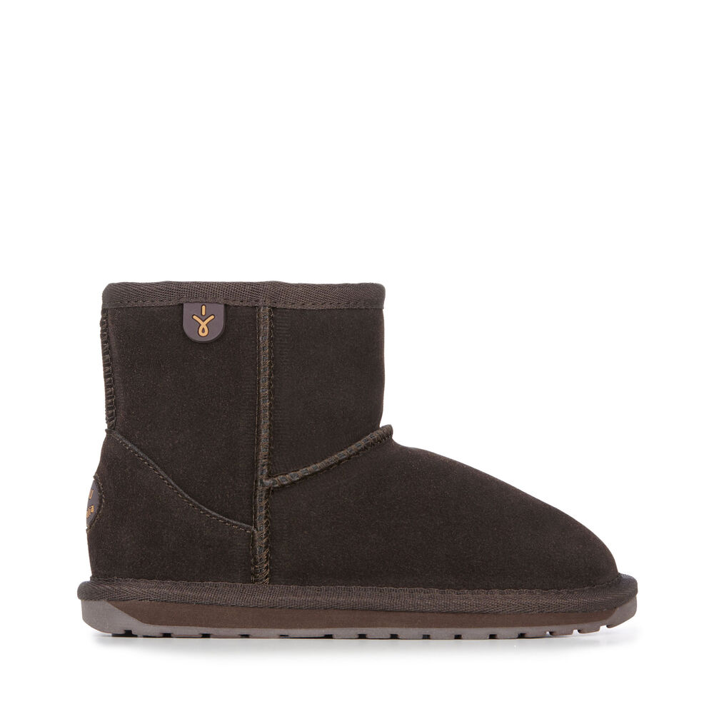 Emu Wallaby Mini Stiefel Kinder Schokolade | VLRPXIC-26
