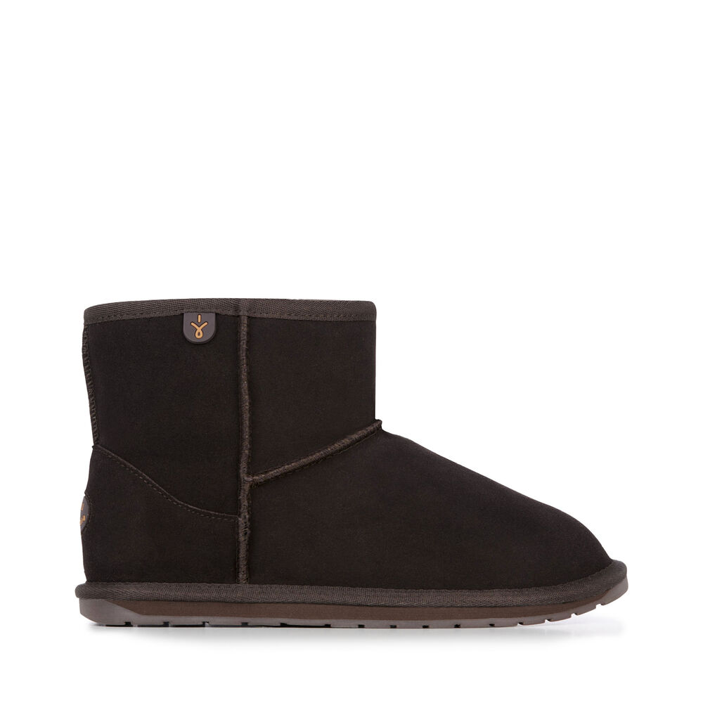 Emu Wallaby Mini Teens Stiefel Kinder Schokolade | KJWCHTV-57