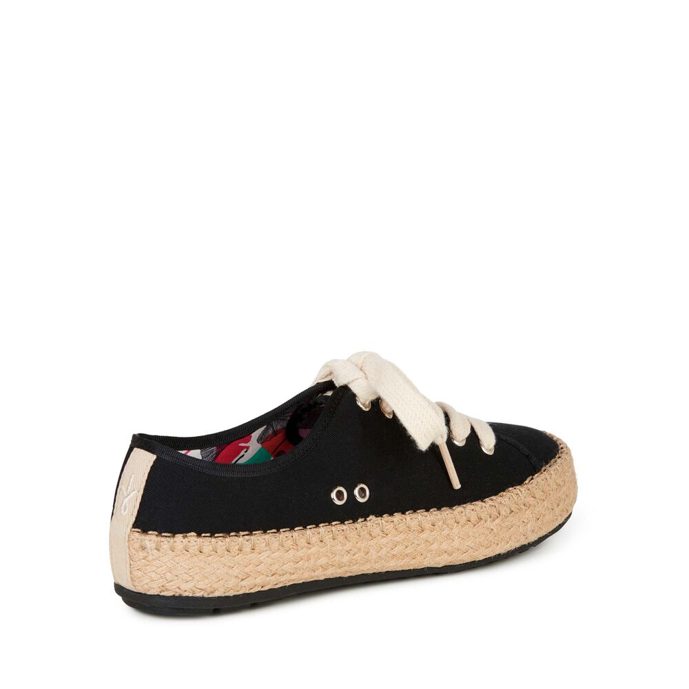 Emu Agonis Espadrilles Damen Schwarz | MHOQNTU-35