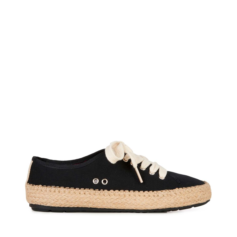 Emu Agonis Espadrilles Damen Schwarz | MHOQNTU-35