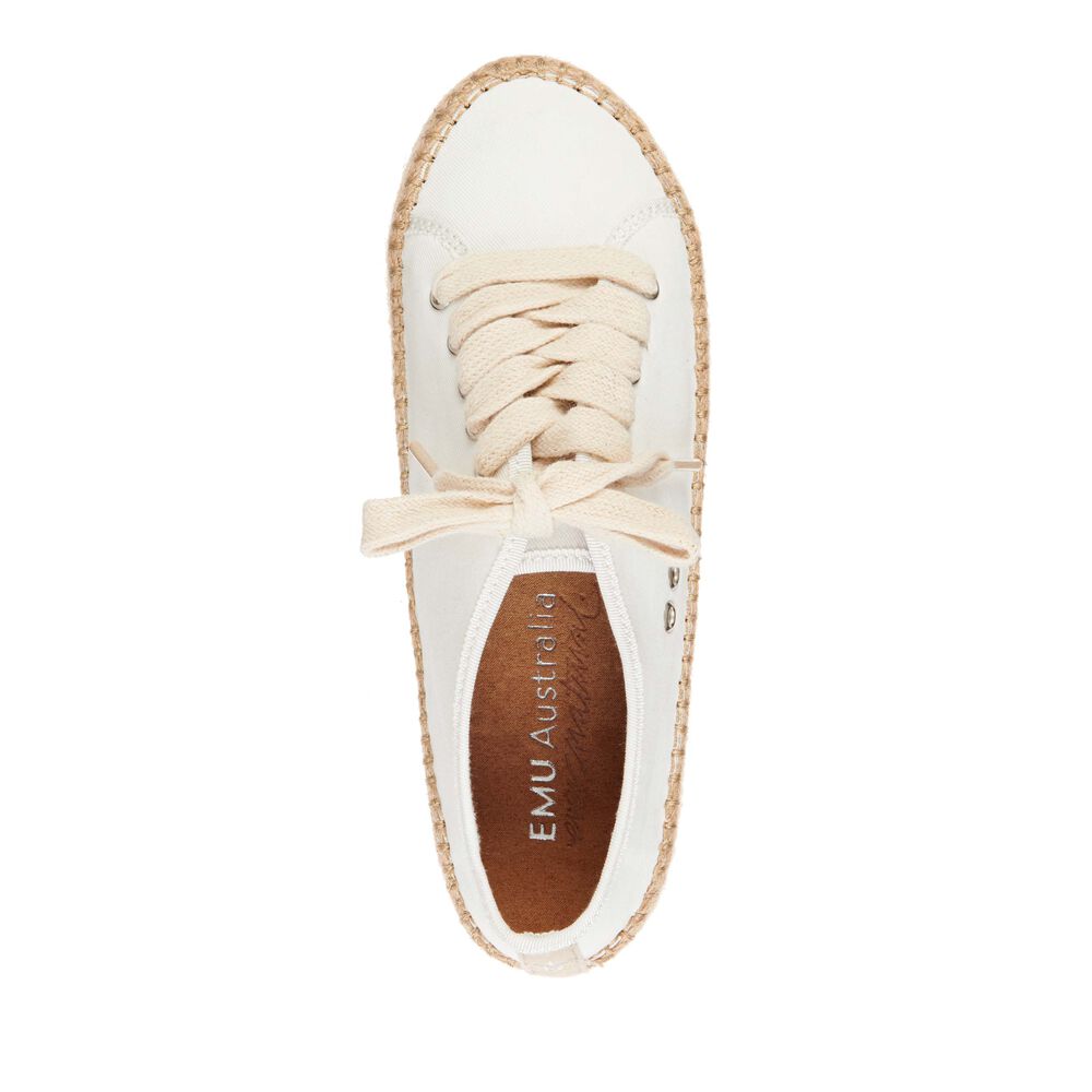Emu Agonis Espadrilles Damen Weiß | WAGTKZC-75
