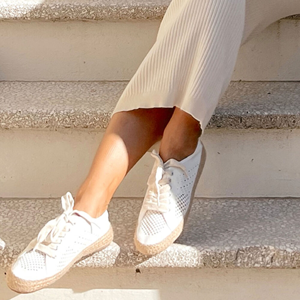 Emu Agonis Mac Espadrilles Damen Weiß | XWASVCD-24