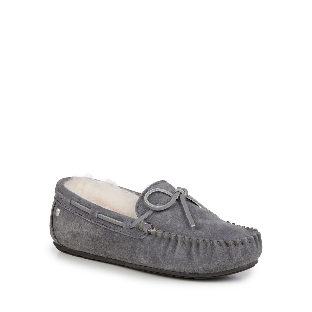 Emu Amity Hausschuhe Damen Dunkelgrau | RIMPGJS-84