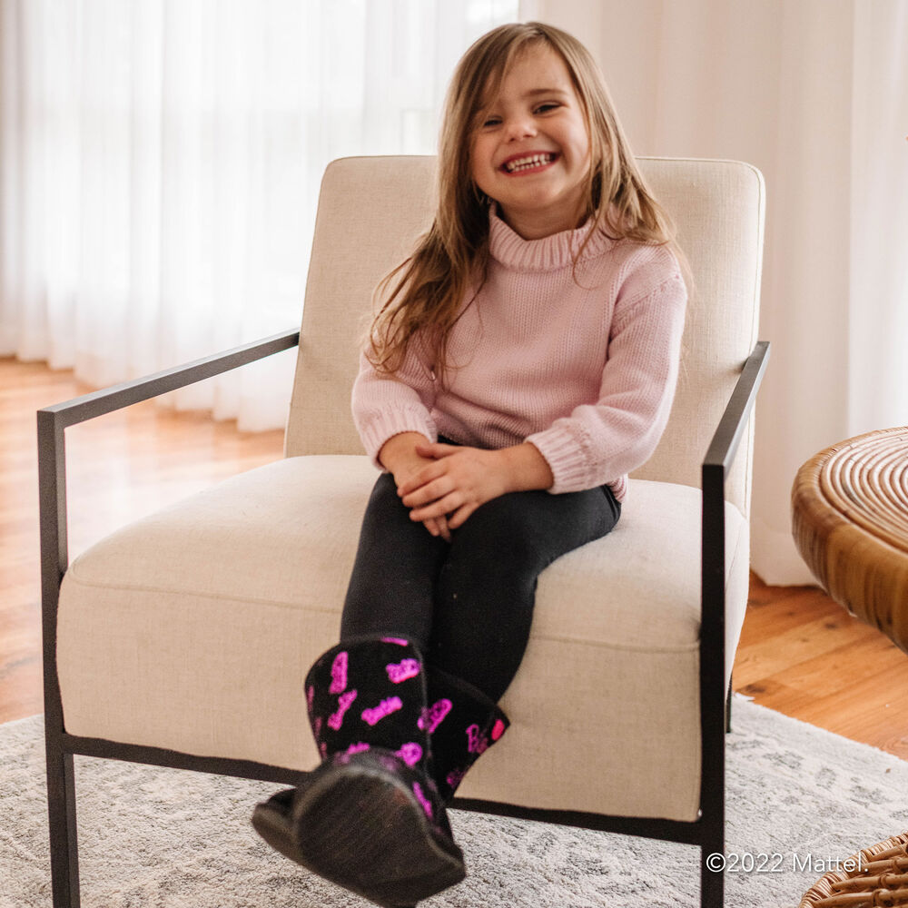 Emu Barbie™ Wallaby Print Lo Stiefel Kinder Schwarz | MISDHCA-26