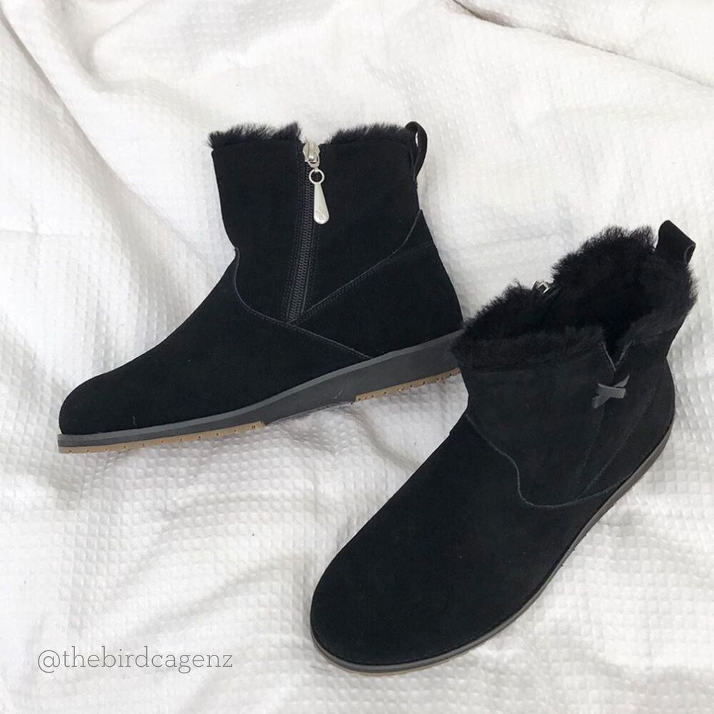 Emu Beach Mini Stiefel Damen Schwarz | PMVCNHT-52