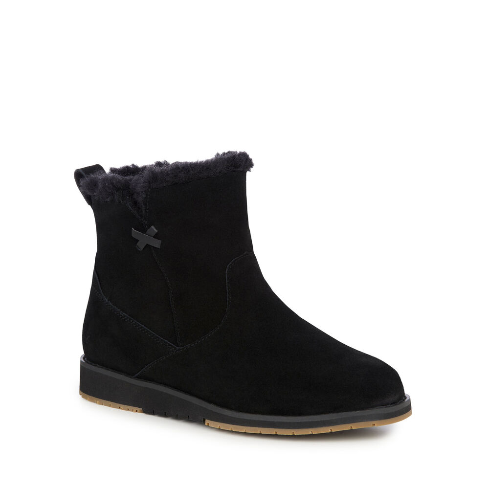 Emu Beach Mini Stiefel Damen Schwarz | PMVCNHT-52