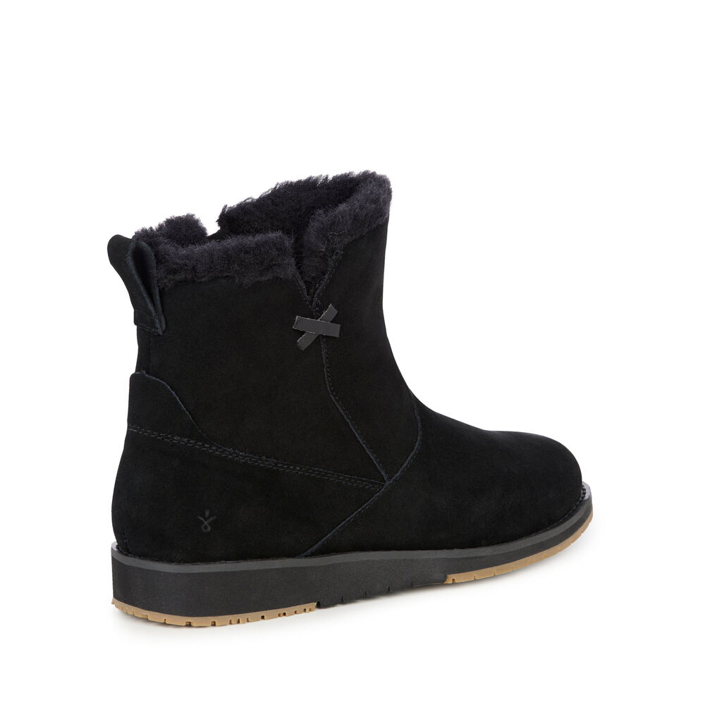 Emu Beach Mini Stiefel Damen Schwarz | PMVCNHT-52