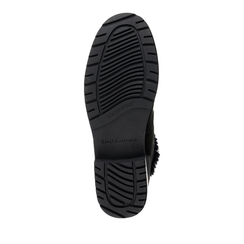 Emu Billington Stiefel Damen Schwarz | LOWQHZM-89