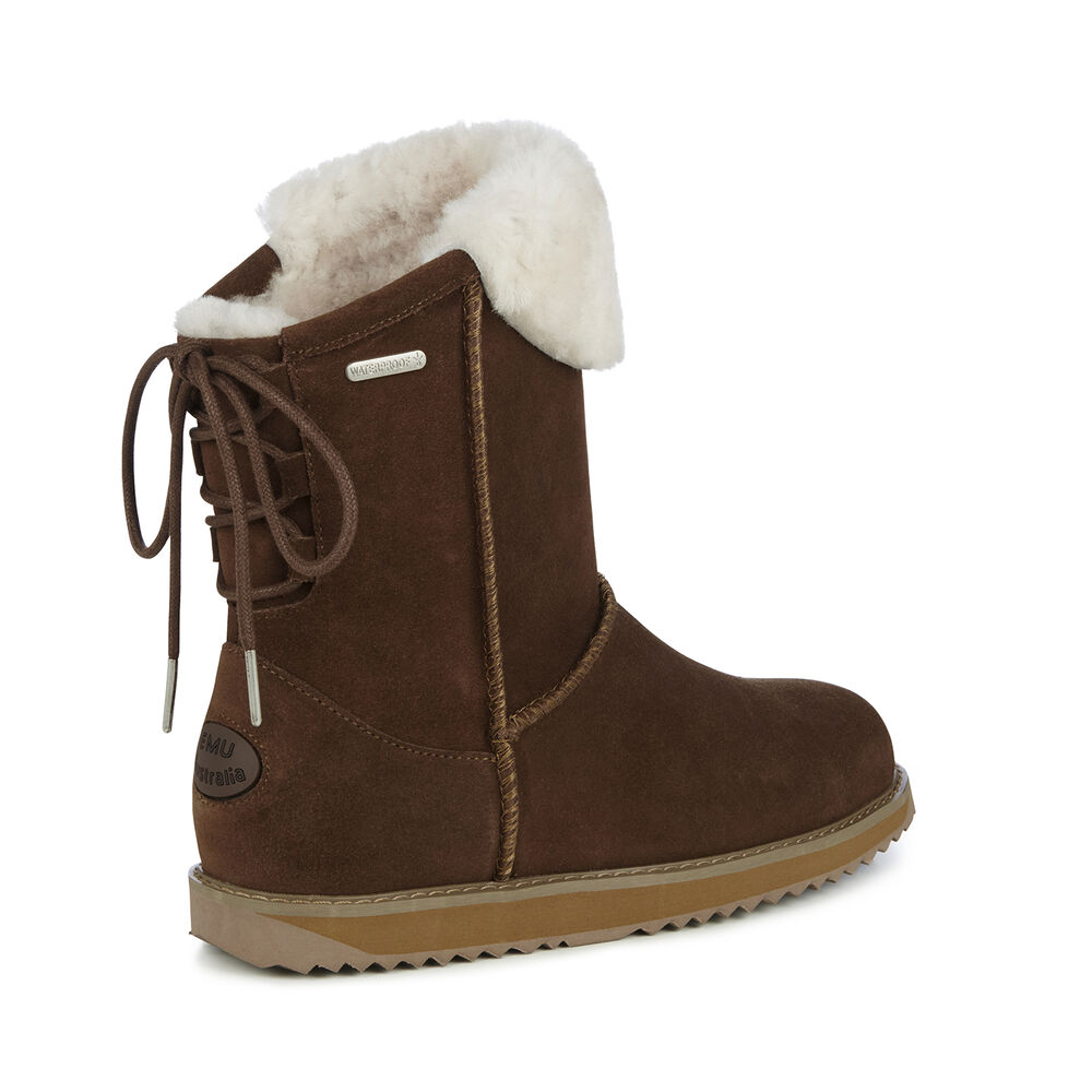 Emu Birdwood Stiefel Damen Braun | MKCNLOW-40