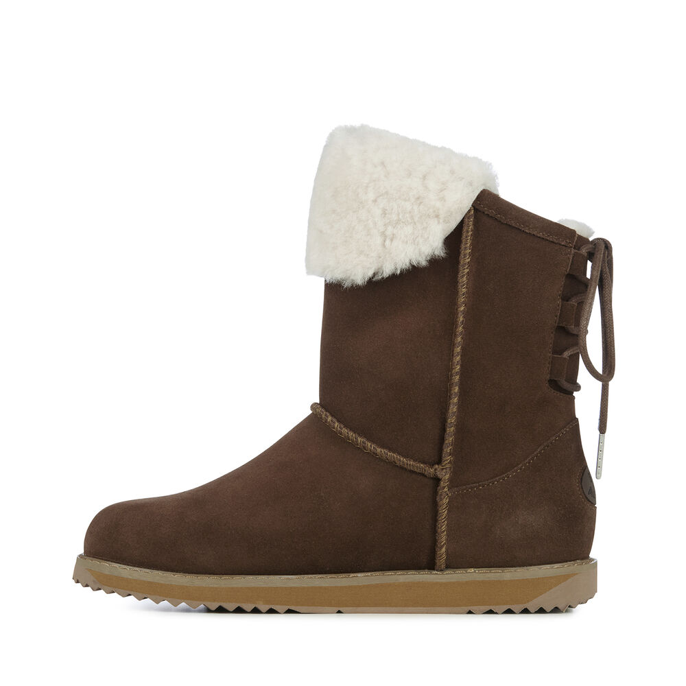 Emu Birdwood Stiefel Damen Braun | MKCNLOW-40