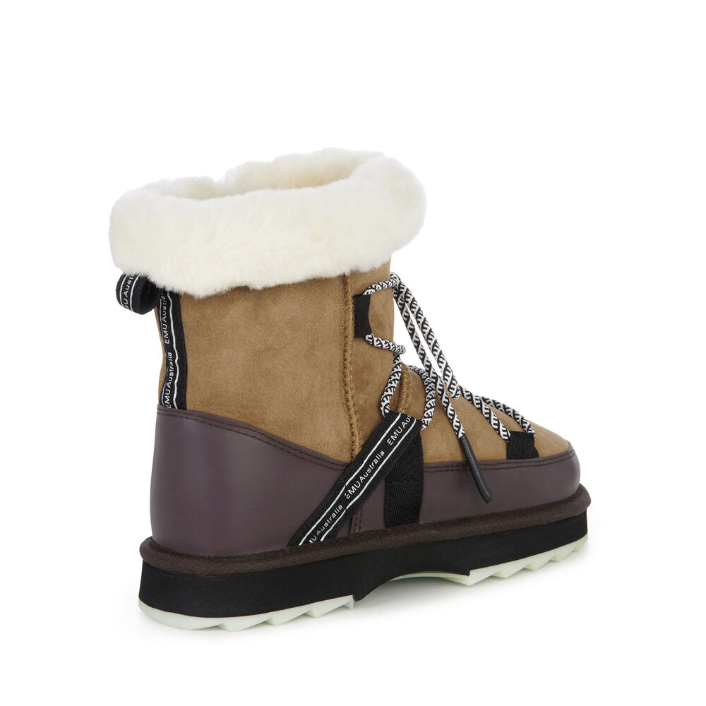 Emu Blurred Stiefel Damen Braun | MZSLJFY-02