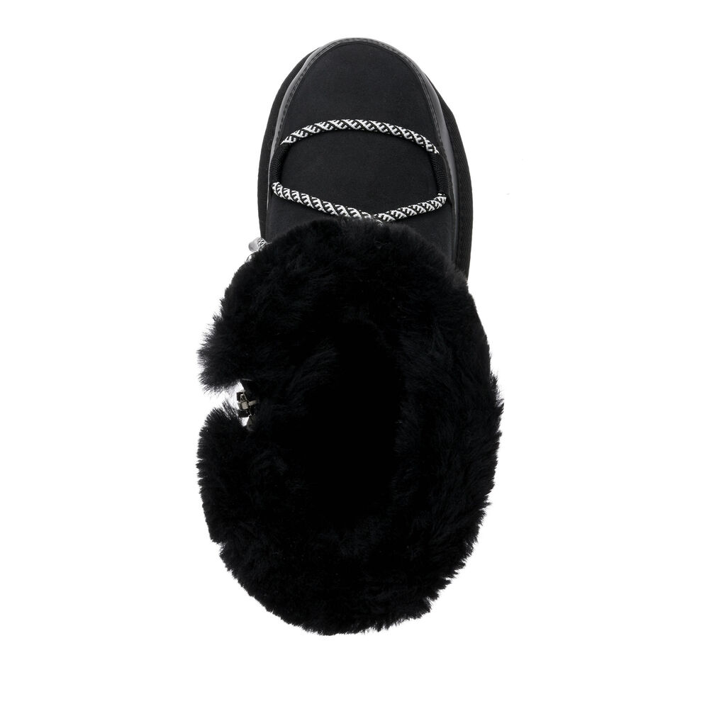 Emu Blurred Stiefel Damen Schwarz | XTZLFPH-06