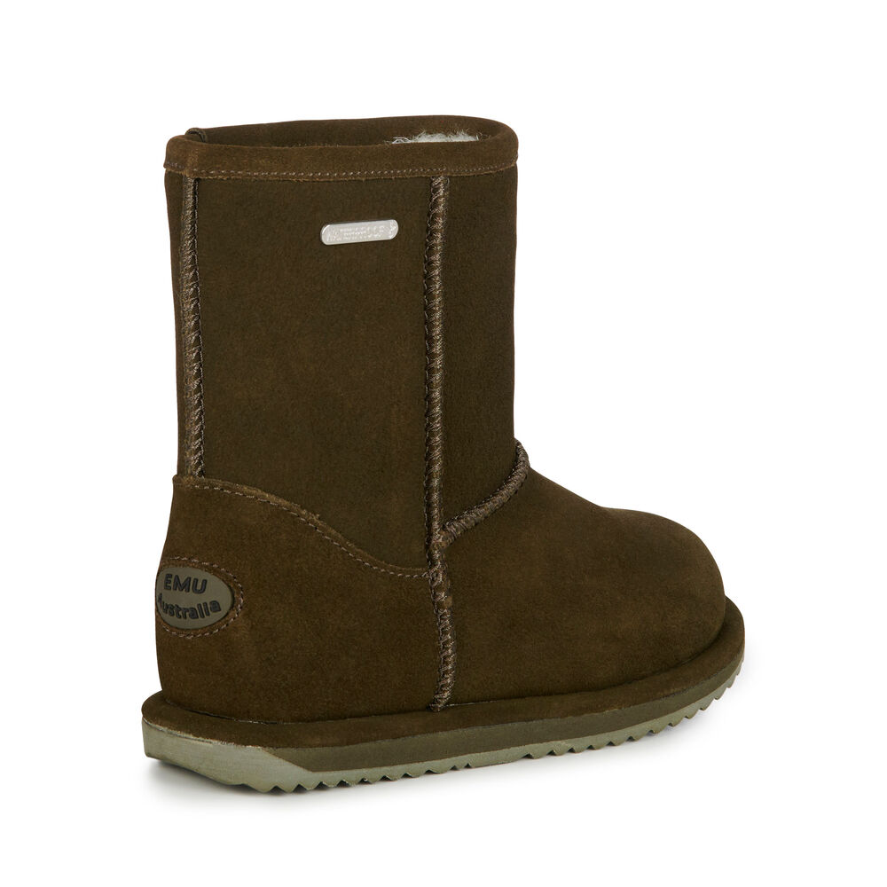 Emu Brumby Lo Stiefel Kinder Dunkelolivgrün | ZVHXUOL-74