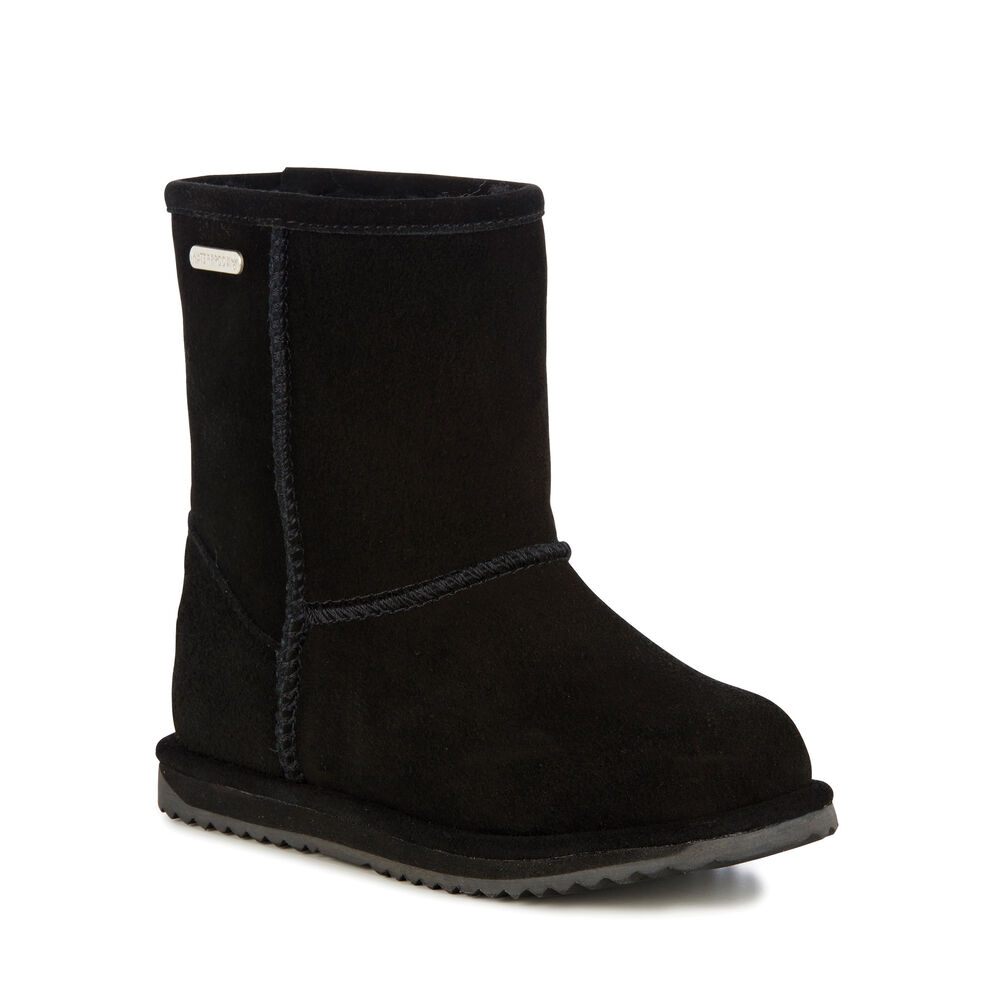 Emu Brumby Lo Stiefel Kinder Schwarz | XFPLVMH-35