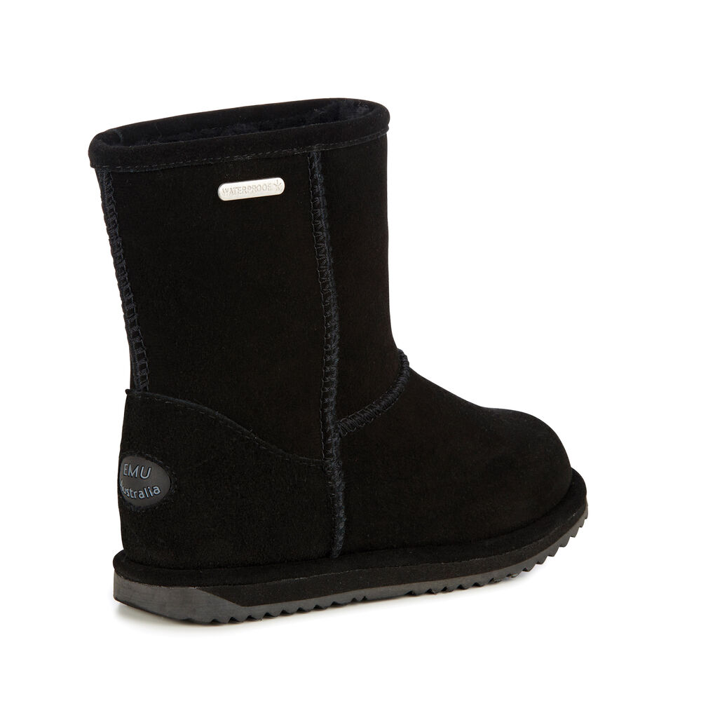 Emu Brumby Lo Stiefel Kinder Schwarz | XFPLVMH-35