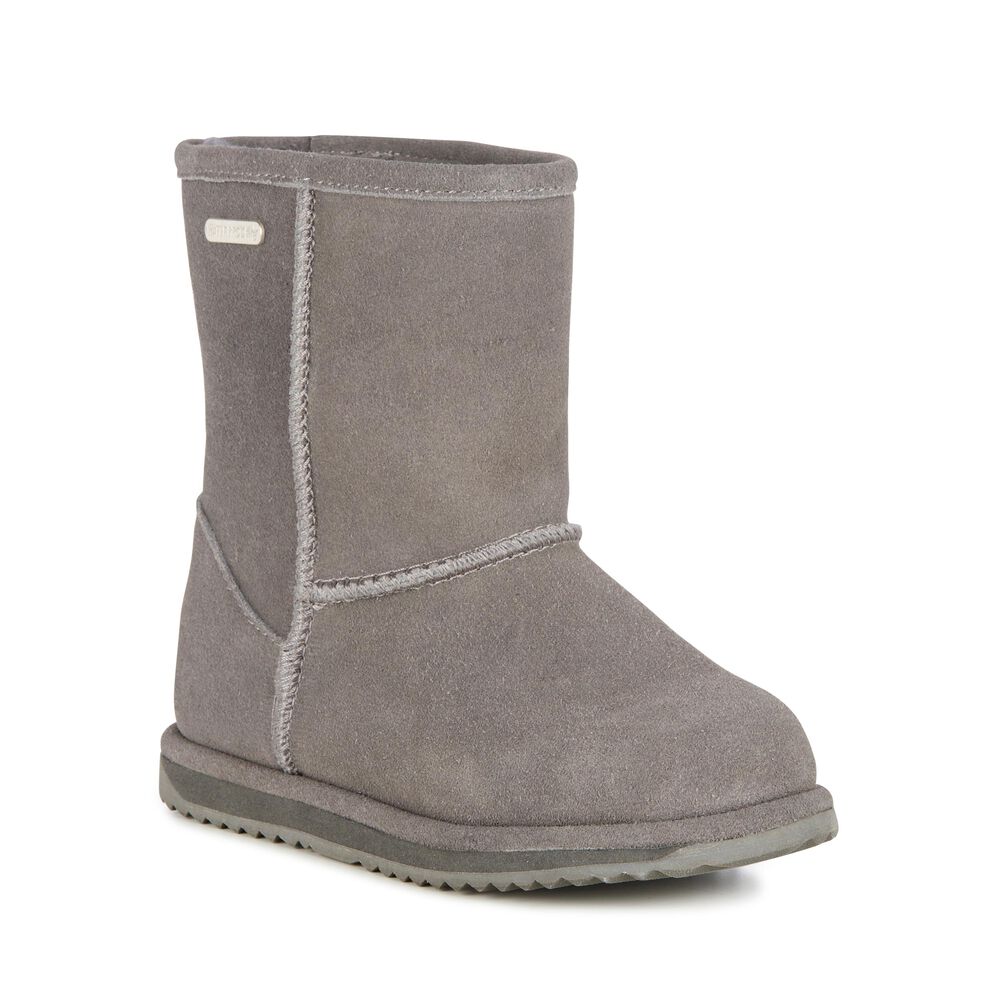 Emu Brumby Lo Stiefel Kinder Tiefesgrau | UPVETKB-53