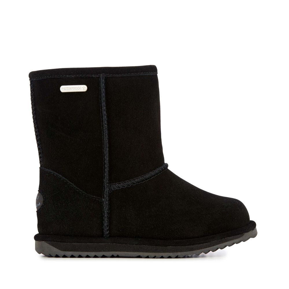 Emu Brumby Lo Teens Stiefel Kinder Schwarz | FYUCDGI-57
