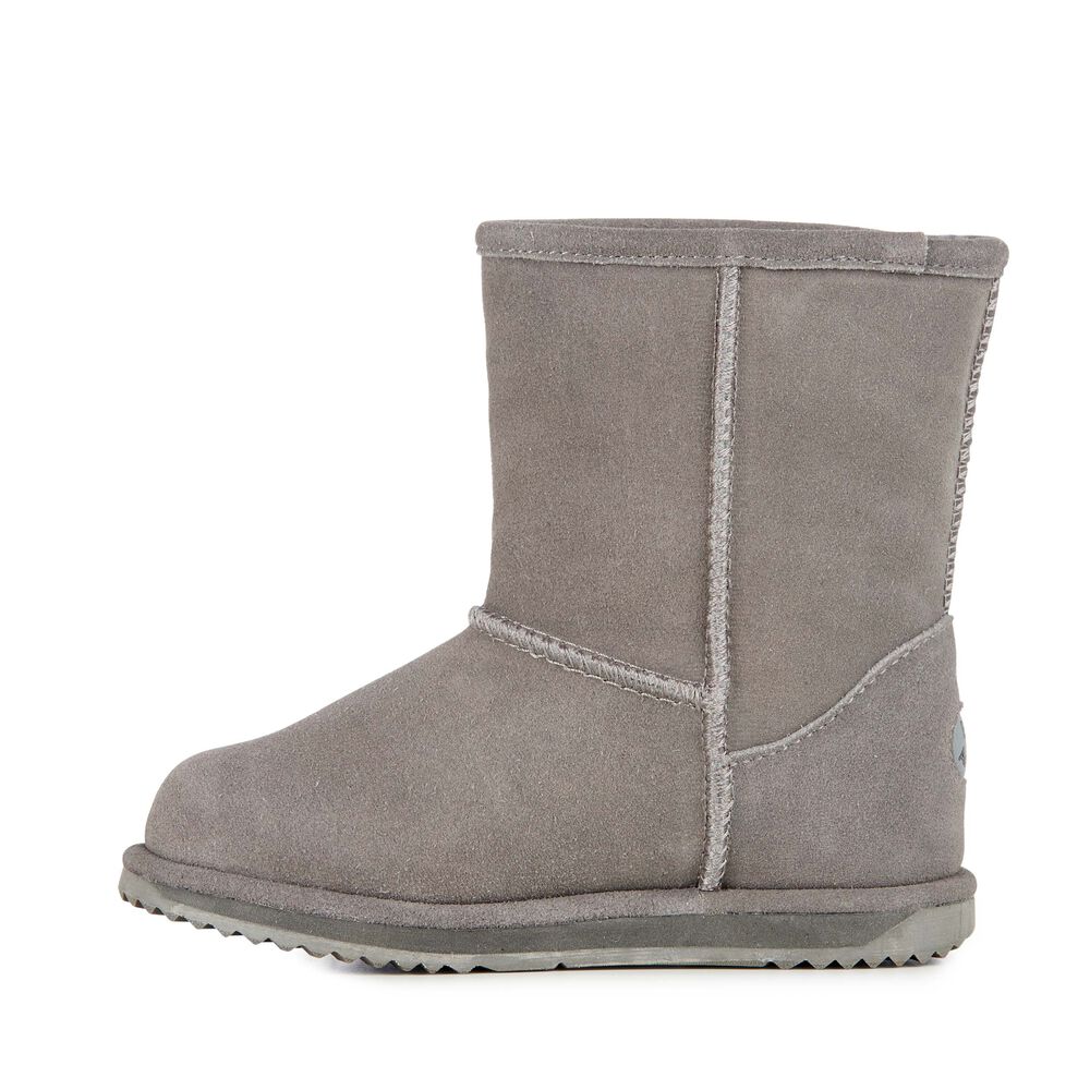 Emu Brumby Lo Teens Stiefel Kinder Tiefesgrau | LWXPMTH-61