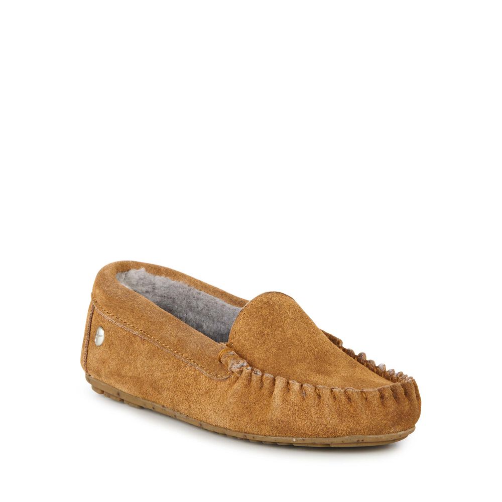 Emu Cairns Hausschuhe Kinder Braun | NMJSEYG-09