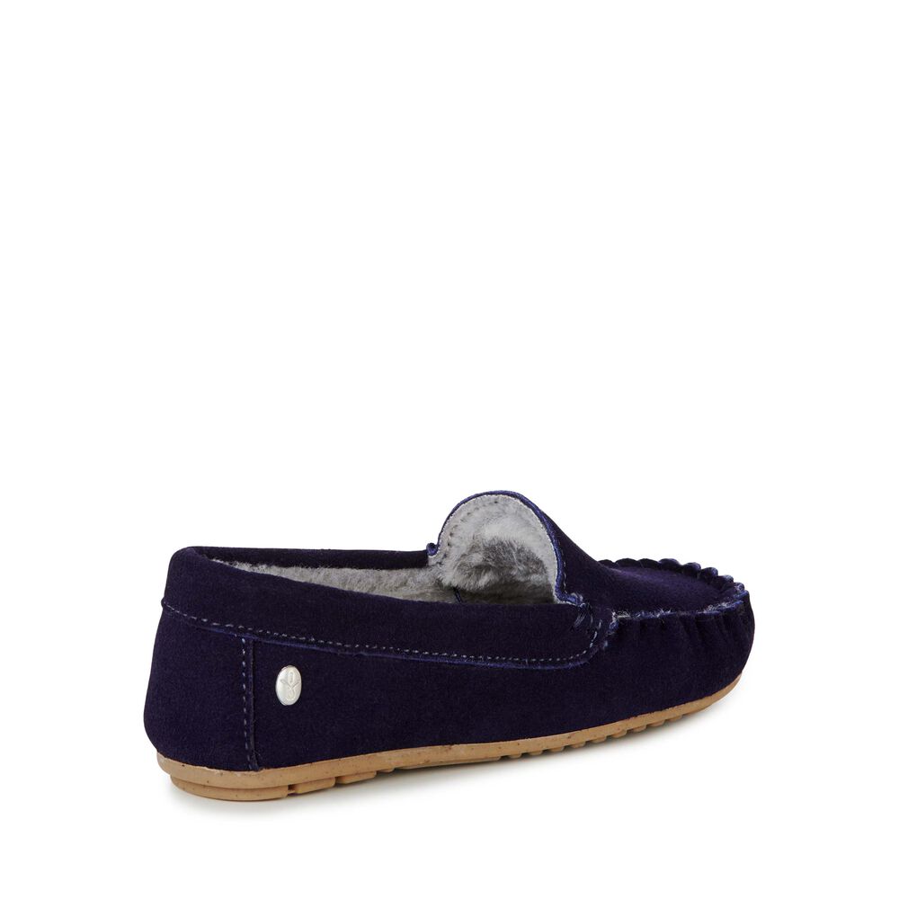 Emu Cairns Hausschuhe Kinder Navy | XRNAHJO-92