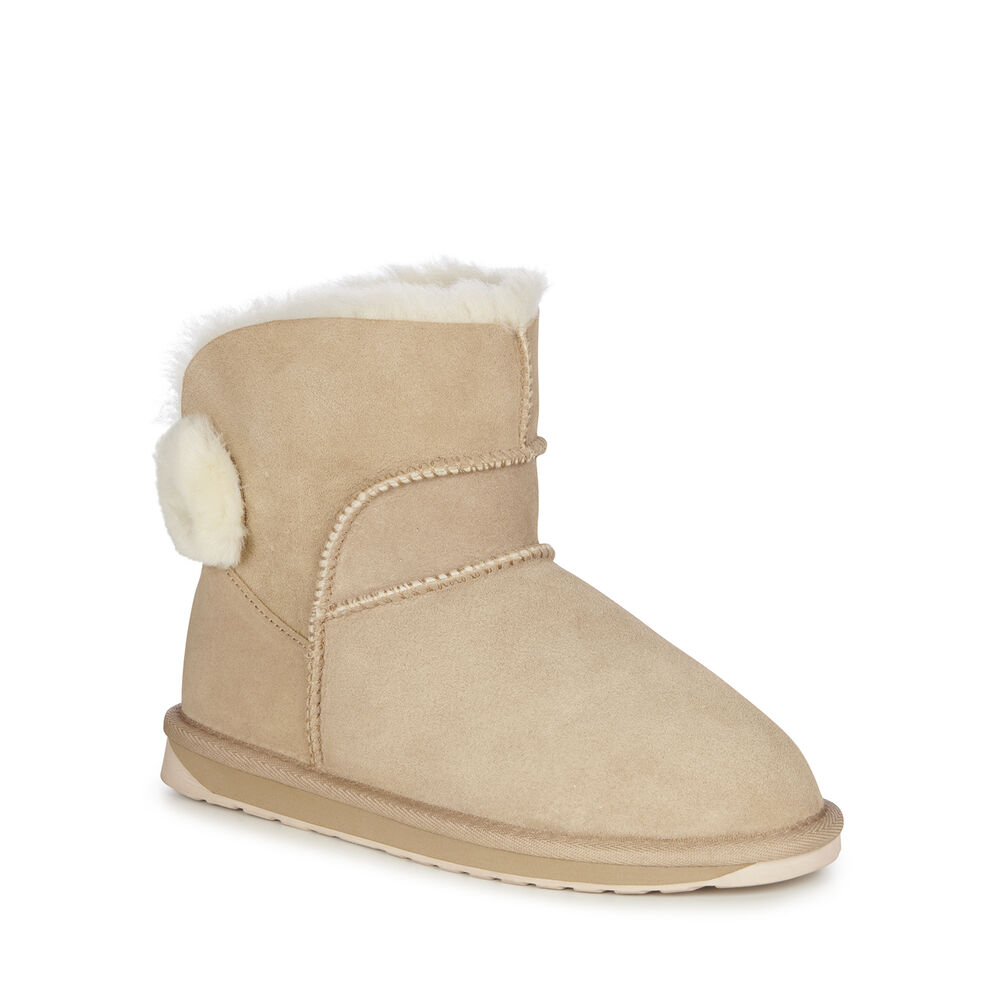 Emu Collingrove Crystal Stiefel Damen Beige | ZQRFJUG-10