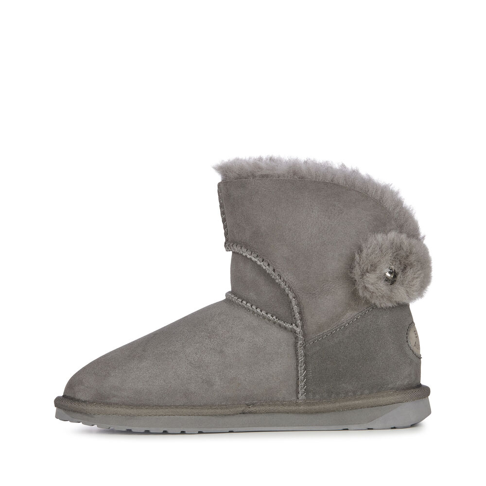 Emu Collingrove Crystal Stiefel Damen Tiefesgrau | UPJYVXE-40