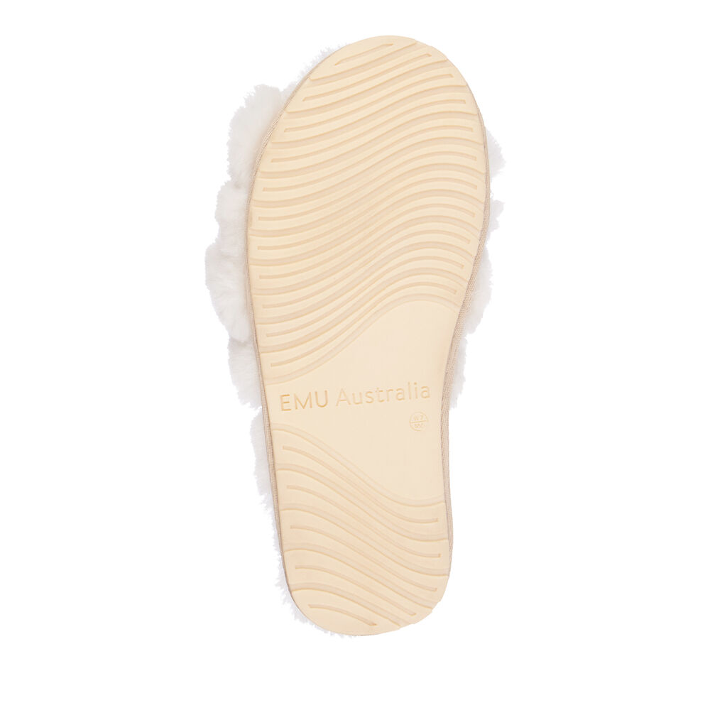 Emu Corella Crystal Hausschuhe Damen Beige | KFWZHQO-82