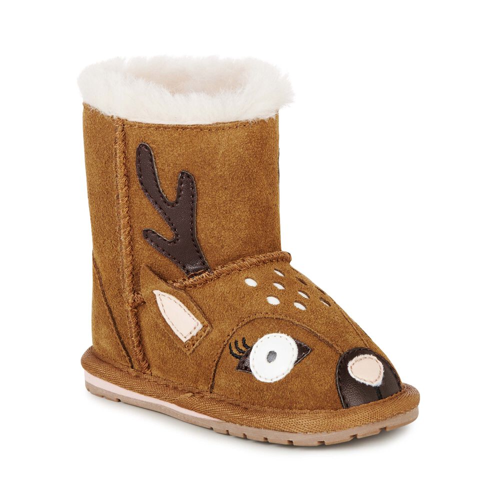 Emu Deer Walker Babies Stiefel Kinder Braun | YSKAXJC-68