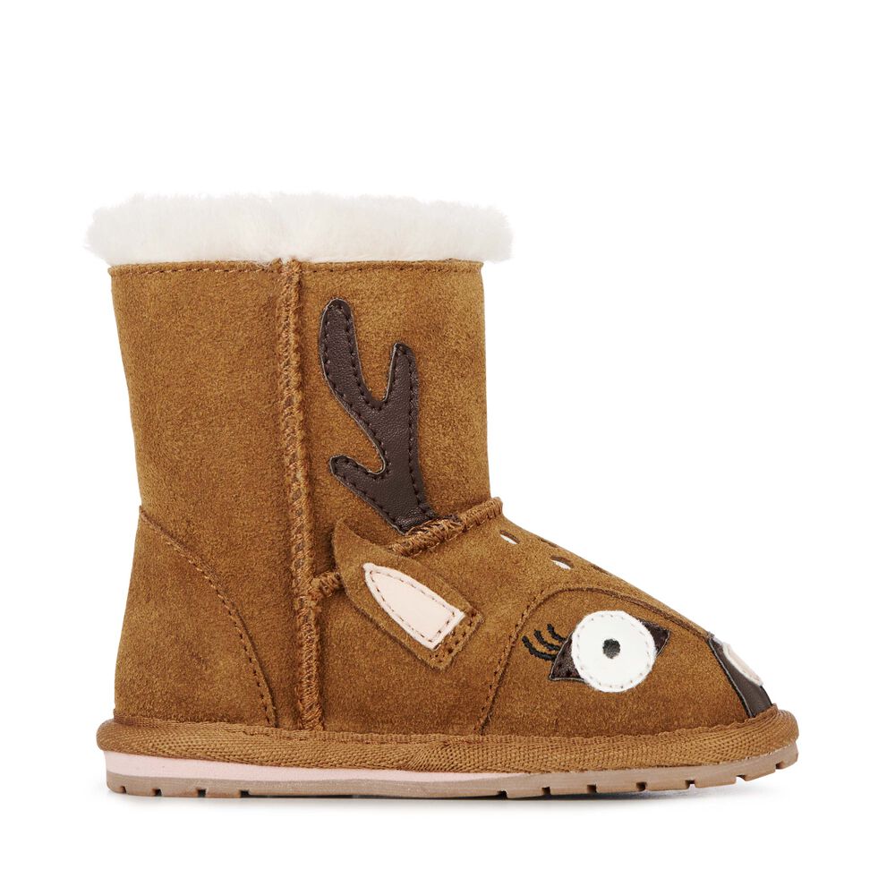 Emu Deer Walker Babies Stiefel Kinder Braun | YSKAXJC-68