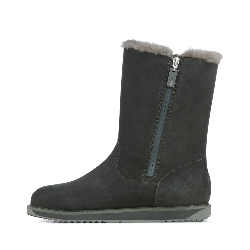 Emu Electra Stiefel Damen Dunkelgrau | FUYZJWX-26
